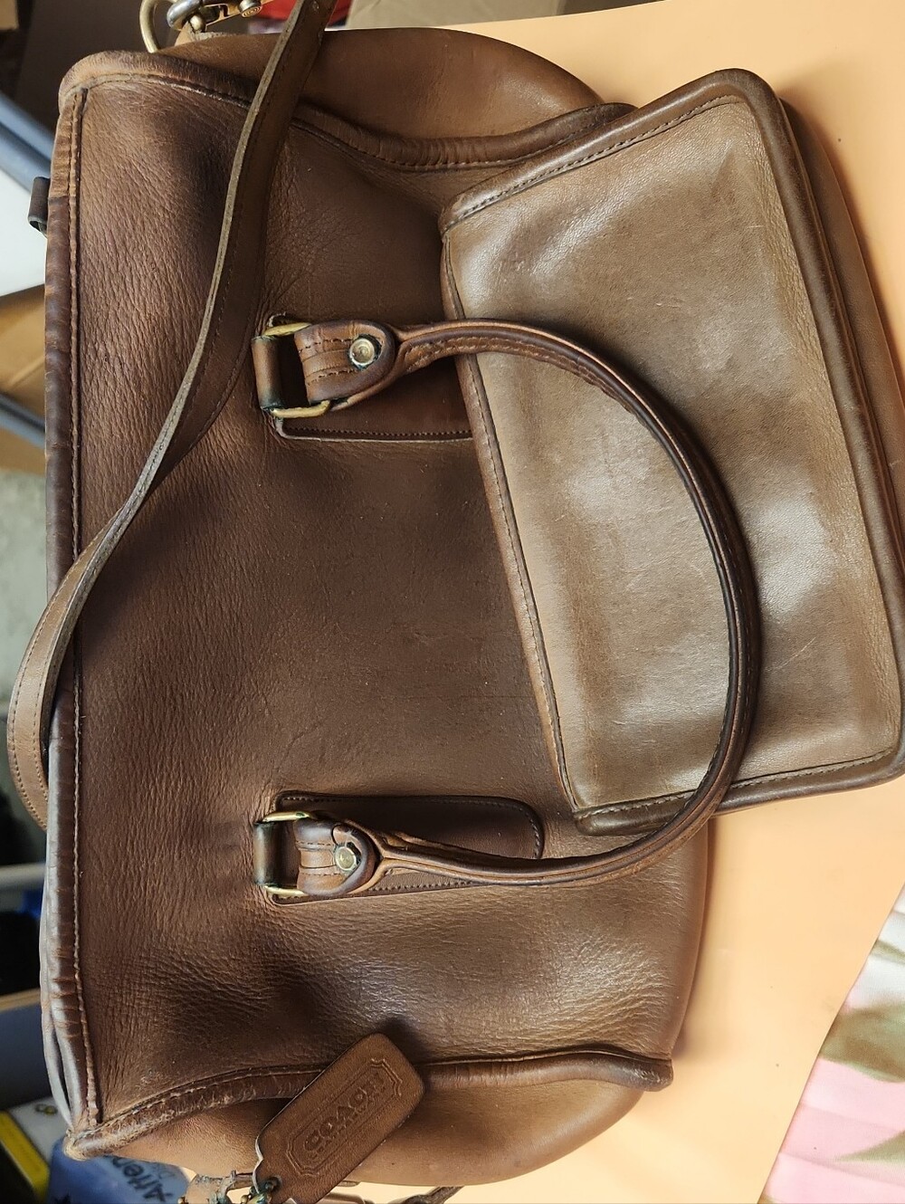 Bolso satchel vintage Coach Madison